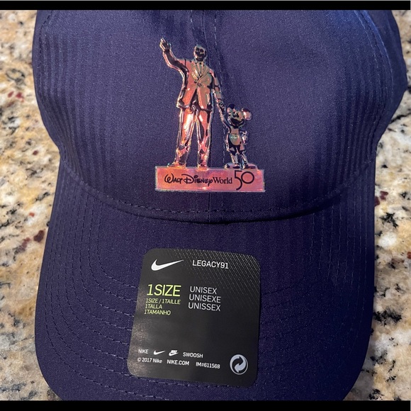 Walt Disney World 2021 50th Anniversary Nike Adjustable Baseball Hat NEW w/ Tag - Picture 2 of 5